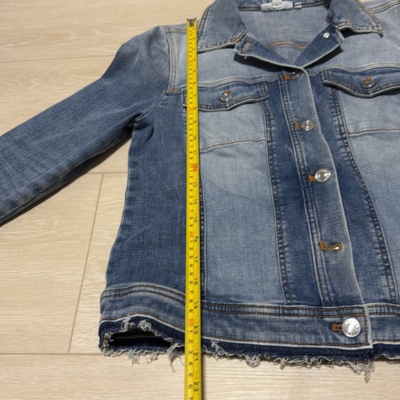 Chico's Blue Denim Jacket Relaxed Fit - Picture 6 of 9